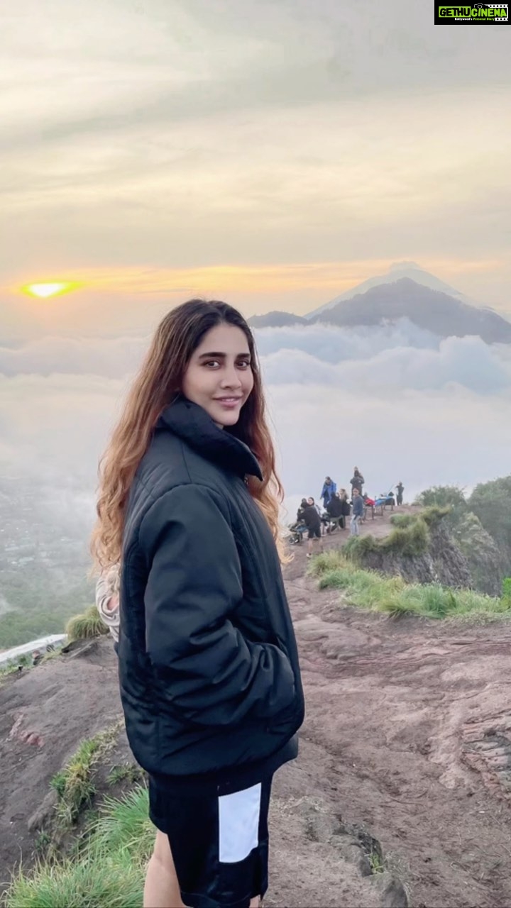 Nabha Natesh Instagram - The Best morning I have ever had ! ❤️ #2022moments❣️ Mount Batur
