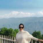 Nabha Natesh Instagram – may The Himalayas be with you ! Annapurna Himalayan Range