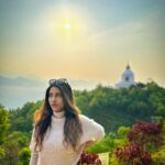 Nabha Natesh Instagram – may The Himalayas be with you ! Annapurna Himalayan Range