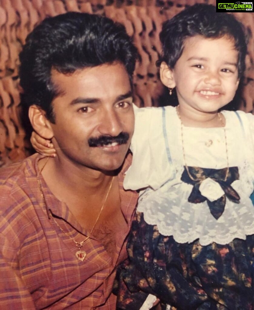 Nabha Natesh Instagram - Then till now, to have made me smile every single day. Nothing to say but thank you . Happy Father’s Day Pappa ❤ @nagendranatesh
