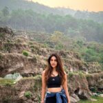 Nabha Natesh Instagram - Only and the only reason to hike up the hill in the morning is to watch The Mighty Sun arrive . To realise he doesn’t rise or set for us . We just move towards and away from him every-day pinned our feet to the ground. Thanks to The Lady Gravity, if not we are just a couple of celestials. Ok bye. : : Pc : @nahushchakravarthi, also coz of which we got detached from the group and wandered 🫣 Pokhara, Nepal