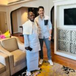 Naga Chaitanya Instagram - And this happened today ! Such a big smile on my face meeting the Maestro Ilaiyaraaja sir , his compositions took me through so many journeys in life .. so many times have I played out a scene in my head , pictured a script with his reference .. to now rajasir composing for #custody . Truly grateful !!