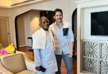 Naga Chaitanya Instagram - And this happened today ! Such a big smile on my face meeting the Maestro Ilaiyaraaja sir , his compositions took me through so many journeys in life .. so many times have I played out a scene in my head , pictured a script with his reference .. to now rajasir composing for #custody . Truly grateful !!