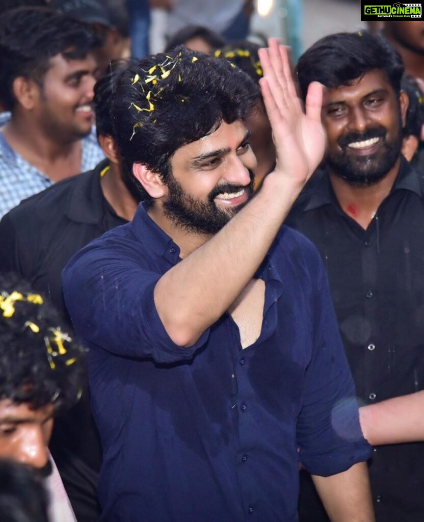 Naga Shaurya Instagram - Love you TIRUPATHI ❤️‍🔥 Unforgettable First Day of 'Paadha Yatra' ✨ With all your support, made it even its rainy all the way! 🤗🤗 #KrishnaVrindaVihari 🎋 #KVV #KVVfromSept23rd