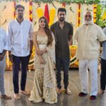 Naga Shaurya Instagram - Starting a new journey! ✨ @slv_cinemas #ProdNo6 Thank you dear Raghavendar rao garu and odela srikanth for gracing the ceremony! 😊 @pawan_basamsetti @realyukti @vamsipatchipulusu