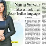 Naina Sarwar Instagram - To wake up n see ur work do the talking Dear @indianexpress thank u so much for the wonderful write up🙏🏻🙏🏻🙏🏻 Lots of love❤️ 😍 💖 ❣️ 💕 💘 #NAINASARWAR
