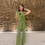 Naisha Khanna Instagram - Last night 💚✨ outfit: @ikichic_official #collab #event #mrsindiaqueen #ootd The Westin Hotel