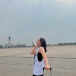 Naisha Khanna Instagram - 🤍✈️ #delhi #shoot #comingsoon Terminal 3 - Indira Gandhi International Airport