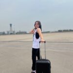 Naisha Khanna Instagram - 🤍✈️ #delhi #shoot #comingsoon Terminal 3 - Indira Gandhi International Airport