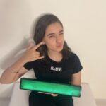 Naisha Khanna Instagram - Checkout this super cool, and India’s FIRST Portable speaker with flame effects by @fingersindia ✨ The deep bass, the sound effects, the RGB Lights, everything’s just perfect!💜 #FINGERSAddict