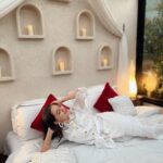 Naisha Khanna Instagram - Lueur 🤍✨ outfit: @ikichic_official 📍: @theory9_servicedapartments #collab #ootd #promotions Here's a gorgeous paradise for creating magical moments at Theory9's Night Under the Sky. With twinkling lights, dreamy décor, and luxurious amenities, it's no wonder that love is always in the air here. Come experience the enchantment for yourself. To book your stay, visit www.theory9.in or call us on +91 7506602174 #datenight #romanticcouples #fun #togetherness #couple #luxurylifestyles #surprise #anniversary #weekendgetaway #love #honeymoondestination #travel #relationshipgoals #theory9 #bandra #theory9bandra #mumbai #serviceapartments