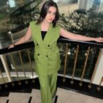 Naisha Khanna Instagram - Last night 💚✨ outfit: @ikichic_official #collab #event #mrsindiaqueen #ootd The Westin Hotel