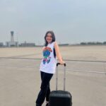 Naisha Khanna Instagram - 🤍✈️ #delhi #shoot #comingsoon Terminal 3 - Indira Gandhi International Airport