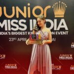 Naisha Khanna Instagram - This one’s for y’all 💜🏆 Thankyou for all the love and support y’all have give to me, always 🤍 Love y’all!! 👛: @fushaya.in Also thanks to @shobhagori @juniormissindia for the 🏆 #juniormissindia #mycityevents #kidsfashion #juniormissindia2023 #season1 #nehadhupia #vipulroy #shobhagori #castingshobhagori #kidspageant #nesco #talentedkids #talentround #culturalround #trending #grandfinalejuniormissindia2023