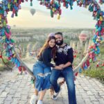 Nakshathra Nagesh Instagram – Blessed to be your wife ❤️🧿 #NakshuFoundherRagha #NakshufoundEverythingInHerRaghav Goreme, Cappadocia, Turkey