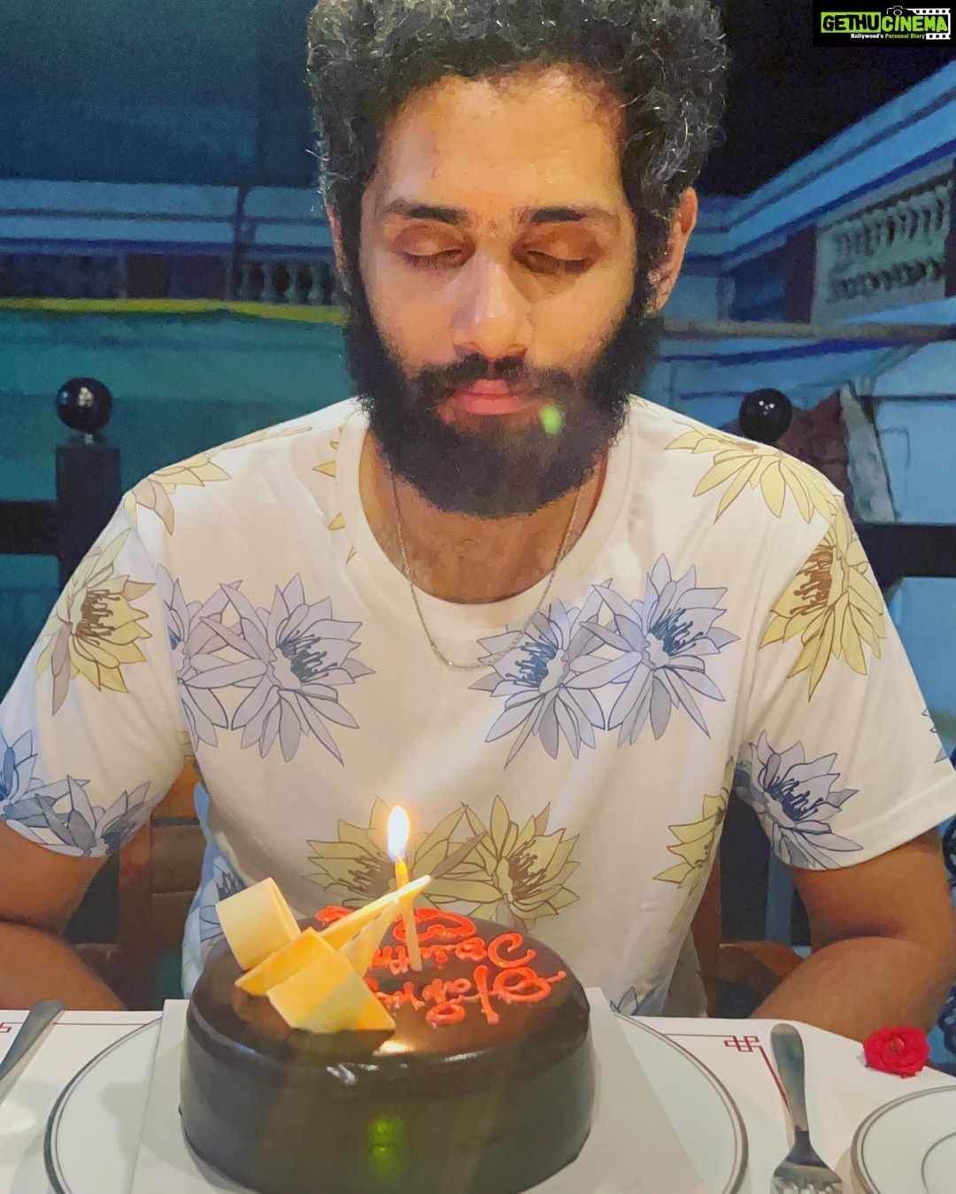 Nakshathra Nagesh Instagram - Happiest birthday to you my happiest boy ❤️ Thank you for showing me that life is all about choosing to be happy each and every day, each and every hour and each and every second. Wishing you many many more happy returns papa. I love you Aagav! ❤️ #NakshuFoundHerRagha Thank you @chidambaravilas for the most cozy candle light dinner by the bool. It was perfect! #chettinadparadise Chidambara Vilas