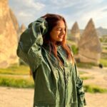 Nakshathra Nagesh Instagram – Cappadocia, you’re beautiful ❤️🧿 

#Turkey Goreme, Cappadocia, Turkey