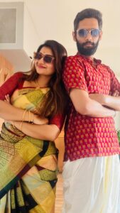 Nakshathra Nagesh Instagram - There’s no looking back now! 🥳#makingmemories #NakshufoundherRagha #posthomamfaces