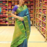 Nakshathra Nagesh Instagram – Loved being draped in @mugdhaartstudio sarees ❤️ each one so unique and so beautiful. Plus, the store by itself is a work of art. If you haven’t visited them already, do check it out right away! 

And thank you @sajna_bridal_wear_designer for the loveliest blouses as always 🤗