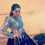 Nakshathra Nagesh Instagram – For @vijaytelevision awards! 

Wearing @andy_k_studio #throwback