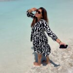 Nakshathra Nagesh Instagram – Can you stand on snow barefoot? 🤔 

just kidding! This was at the #pamukale hot spring ❤️ 

What a sight! 🇹🇷 

#NakshuFoundHerRagha #happytravellers