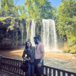 Nakshathra Nagesh Instagram – Duden waterfalls #antalyaturkey #happytravellers #NakshuFoundHerRagha 

Don’t miss out the 3rd and 4th picture as my husband tries to pose like me 🙈🤷🏻‍♀️ Antalya Düden Şelalesi