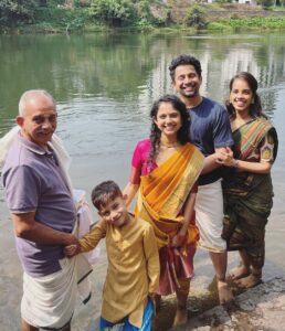 Namita Krishnamurthy Instagram - Favourite week with my favourite people ♥️

#familytime #mybabies