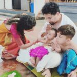 Namita Krishnamurthy Instagram - Favourite week with my favourite people ♥️ #familytime #mybabies