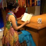 Namita Krishnamurthy Instagram - @namita.krishnamurthy definitely BLUE us away with her style. Fashion comes in all drapes and styles. Who says saree only has to be traditional? Here are some beautiful styles you could drape your saree in! 1. Modernity with a traditional touch 2. Graceful yet chic 3. What’s better than the desi drape? Jewellery: @sruthis_jewellery MUA: @anuramakeupartistry | @page3besantnagar . . To order, WhatsApp or DM us now! #chennaiboutique #brands #clothing #saree #sareelove #fashion #style #trending #blue #reels #reelsinstagram #keralite #feelitreelit #blueaesthetic #namita #style #makeup #drape #instafashion #explore #explorepage #exploreeverything Chennai, India