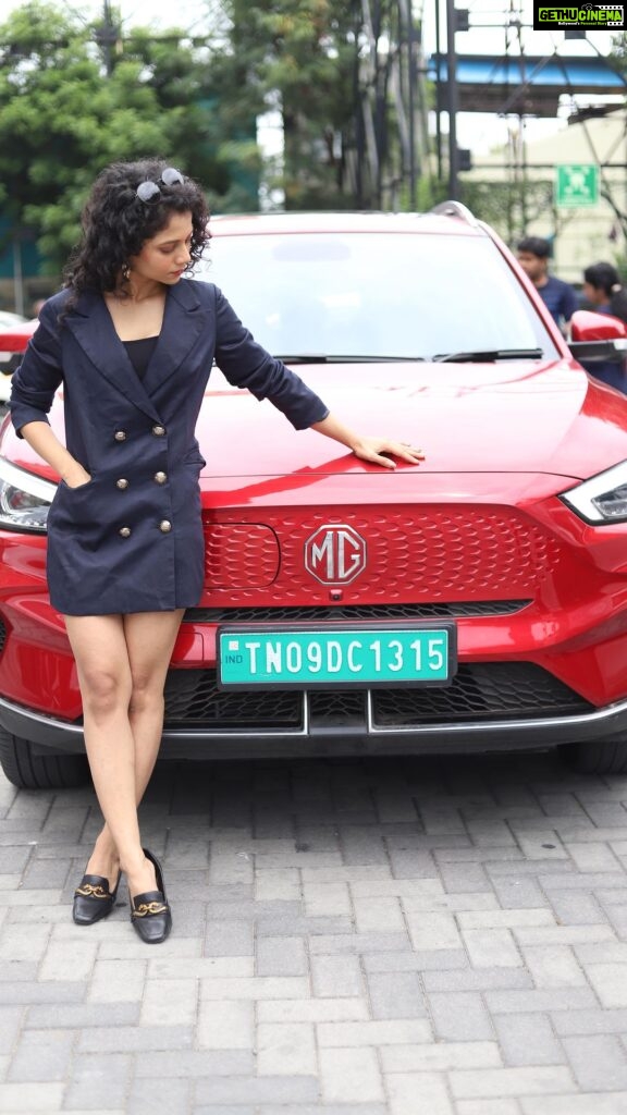 Namita Krishnamurthy Instagram - Immersed in the future of automotive excellence, I eagerly test-drove the magnificent MG ZS EV. Its impressive 461 km range and captivating futuristic design left me yearning for endless adventures. But the true game-changer was MG Studio Z—an innovatively digital showroom where I stepped into a virtual wonderland, personalised my avatar, and explored the showroom in stunning 3D. This unforgettable experience forever shaped my perception of luxury and innovation. Don’t miss the chance to witness cutting-edge advancements and immerse yourself in a world of automotive excellence. Come and be a part of the revolution! 📍MG Studio Z at Phoenix Mall, Chennai @mgmotorin 📹: @sat_narain Editing: @shotsbyuv @clip_tuner #AD #MGMotor #MGMotorIndia #MGStudioZ #namitakrishnamurthy #bosslady