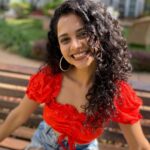 Namita Krishnamurthy Instagram - ♥️ #cutefits #namitakrishnamurthy #curlscurlscurls #feelingcute #chennaiinfluencer #tamilactresses #curlyhead #curlpower #cutegirlsofinstagram