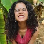 Namita Krishnamurthy Instagram - A post to honour my cuteness and the cuteness of my cousins and our combined cuteness >>> @raeshhhhhh @premasankarkanaka @aashritha_sarma #curlyhair #namitakrishnamurthy #familytime #weekendgetaway