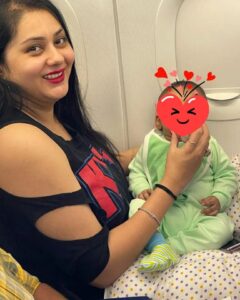 Namitha Instagram - Traveling with my Twin Miracles for the First time! 🧿🧿🧿🧿🧿 @m_v_chowdhary 💖

#wolfguard 
#twinmom 
#twinlife 
#twintravel