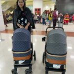 Namitha Instagram - Traveling with my Twin Miracles for the First time! 🧿🧿🧿🧿🧿 @m_v_chowdhary 💖 #wolfguard #twinmom #twinlife #twintravel