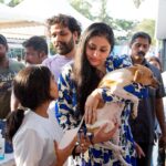 Namitha Instagram - Thank you so much @namita.official mam for dropping in✨ You are such and amazing person💫 @petgalaindia @felineclubofindia SPPGardens