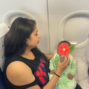 Namitha Instagram - Traveling with my Twin Miracles for the First time! 🧿🧿🧿🧿🧿 @m_v_chowdhary 💖

#wolfguard 
#twinmom 
#twinlife 
#twintravel