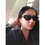 Namitha Instagram - I got 99 Problems, but a Bad Angle ain't One of them ! #wolfguard 🧿🧿🧿 #selfie #inflightentertainment