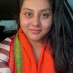 Namitha Instagram – Hello Chikpet, Bangalore. Tomorrow I’ll see you all for the campaigning of our Respected BJP candidate Dr. Uday B. Garudachara ji. See you all. Vote for BJP, Vote for Dr. B. Garudachara  ji. JAI HIND ! 🇮🇳