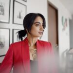 Namitha Pramod Instagram - Does my sparkle burn your eyes😬 Swipe right 😝 📷: @merin__georg Styled by : @rashmimuraleedharan Wearing: @queue_design_studio💫 Neck piece : @amorettestore.in 🌙 #instagram #picoftheday #fashionista #portraitphotography #happiness #she Home
