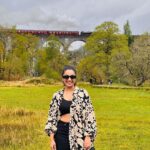 Namitha Pramod Instagram – Hogwarts Express is here 😍😍 Glenfinnan Viaduct
