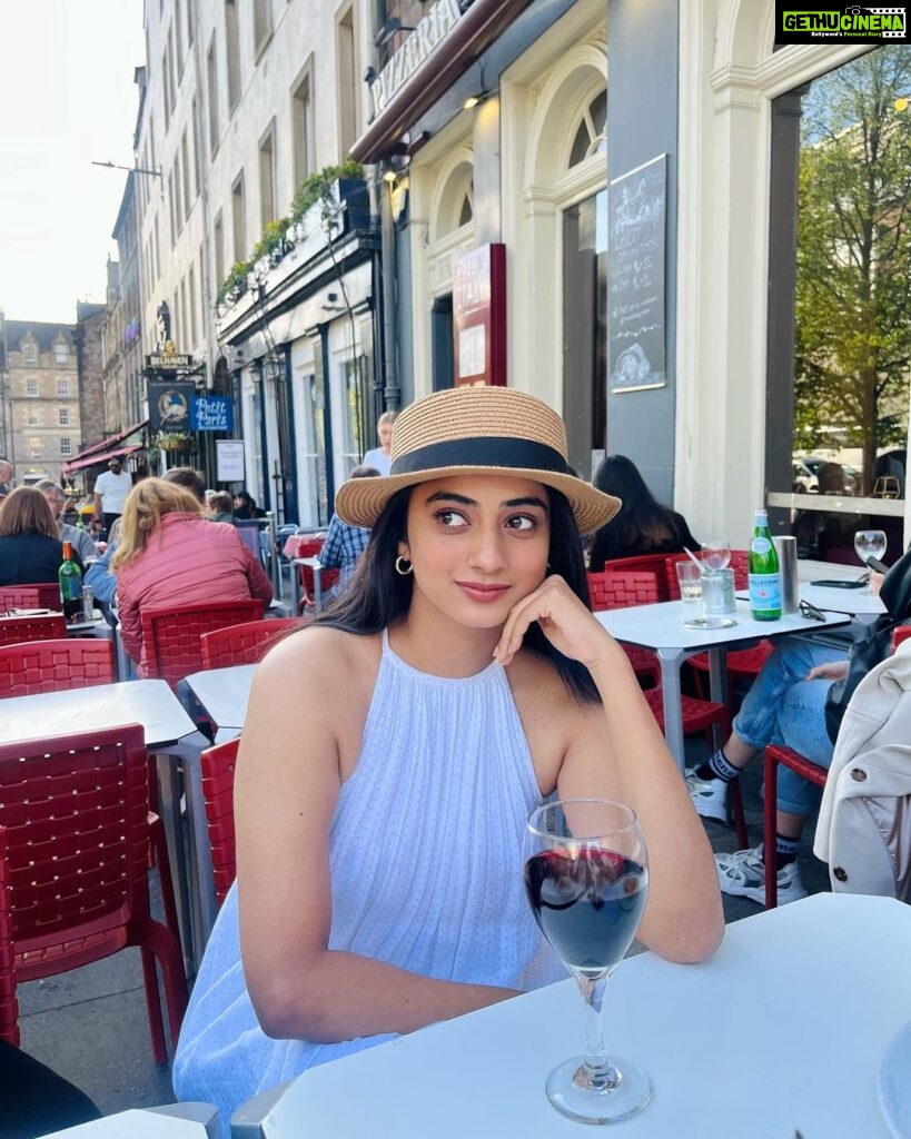 Namitha Pramod Instagram - Love from Edinburgh ♥️ 👗: @lisdesigns.in City of Edinburgh