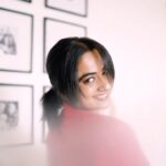 Namitha Pramod Instagram - Mood 🌟 📷: @merin__georg Styled by : @rashmimuraleedharan Wearing: @queue_design_studio💫 Neck piece : @amorettestore.in 🌙 #bts #mood #reels #reelsinstagram