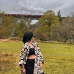 Namitha Pramod Instagram – Hogwarts Express is here 😍😍 Glenfinnan Viaduct
