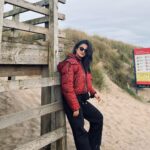 Namitha Pramod Instagram - What more should I ask for as a beach person ♥️ 📷: @jade_max_ Formby Beach
