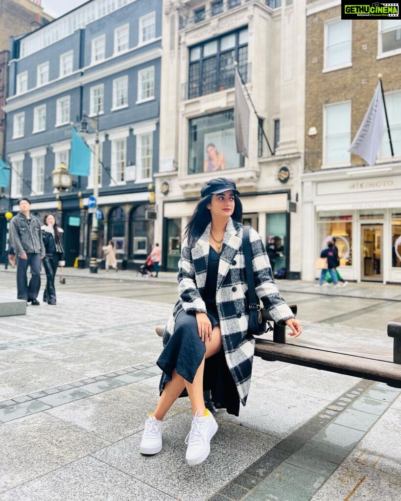 Namitha Pramod Instagram - From London with love ♥️ Dress : @lisdesigns.in London, Unιted Kingdom
