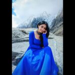 Nandini Rai Instagram - Colours are the smiles of the nature #colours #nature #himalayas #snow #nofilter Badrinath Dham