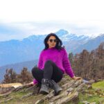 Nandini Rai Instagram - The best view comes after the hardest climb. #mountains #trekking #nature #photooftheday #green