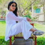 Nandini Rai Instagram - I'm nicer when I like my outfit. #outfit #ootd #white #travel