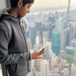 Nandita Das Instagram – On top of the @empirestatebldg Magical views all around. Manhattan, New York