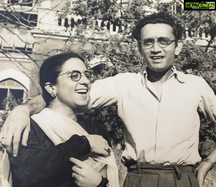 Nandita Das Instagram - Today I am remembering Manto and Safia, who share their birthdays with each other. I am grateful to the family - their three daughters and to Zakia khala, Safia’s sister. Many of their stories found their way into the script. The family is very dear to me. The journey of making Manto impacted me so deeply that I wrote an entire book. My one and only yet. It chronicles the journey of making the film. But it is more than that. Wish I could narrate it in an audiobook. I would love to live that time again! PS. Sorry Manto Sahab and Safia bibi for referring to you both by your first name, but then, I knew you as my characters first! Hope you liked seeing yourself in Nawaz and Rasika! I sure did. Janamdin Mubarak! #manto @nawazuddin._siddiqui @rasikadugal @mantofilm @alephbookco